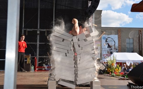 Canh sat Duc tu hao ve Vo Viet Nam hinh anh