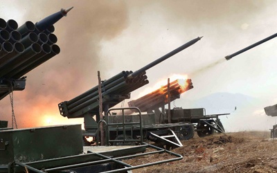 Trieu Tien chuan bi thu ten lua dan dao hinh anh