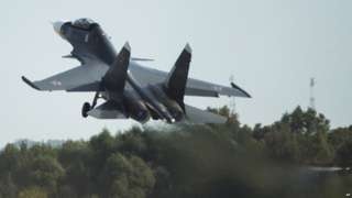 Nga co cuoc khong kich dau tien tai Syria hinh anh