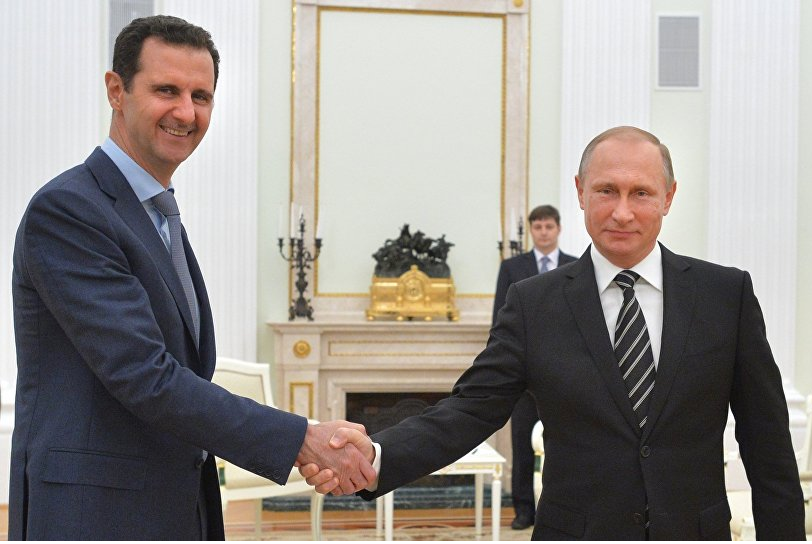 Tong thong Syria bat ngo tham Nga hinh anh