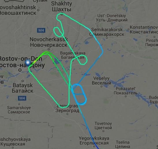 máy bay Dubai rơi ở Nga ảnh 3 may bay Dubai roi o Nga anh 3