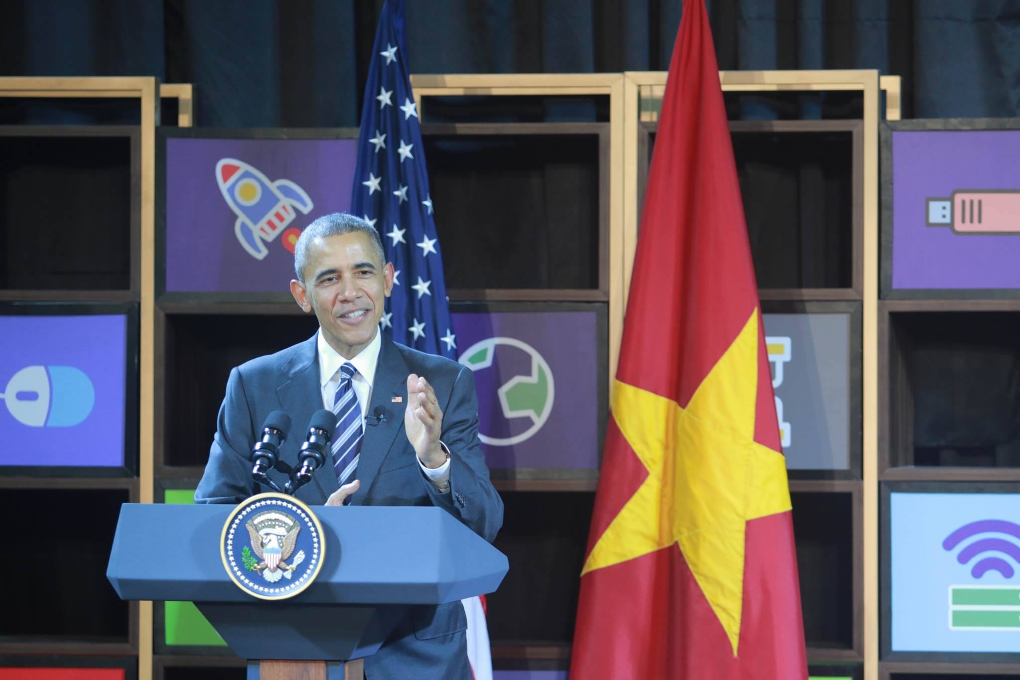 Tong thong Obama doi thoai voi gioi startup Viet hinh anh
