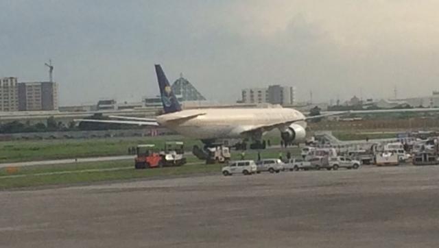 máy bay Saudi bị nghi không tặc ở Manila ảnh 1 may bay Saudi bi nghi khong tac o Manila anh 1