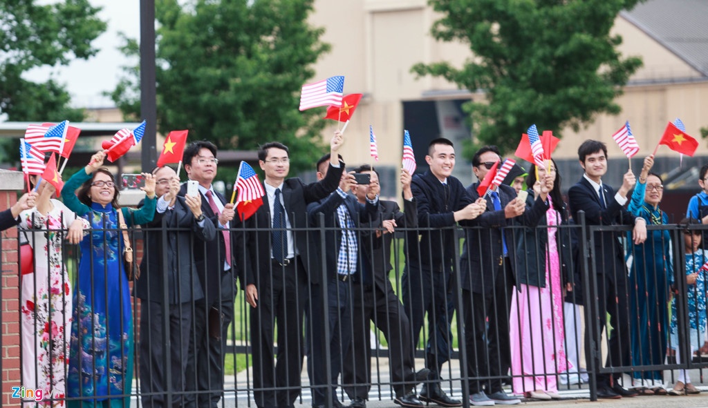 Thu tuong Nguyen Xuan Phuc vay chao o Washington DC hinh anh