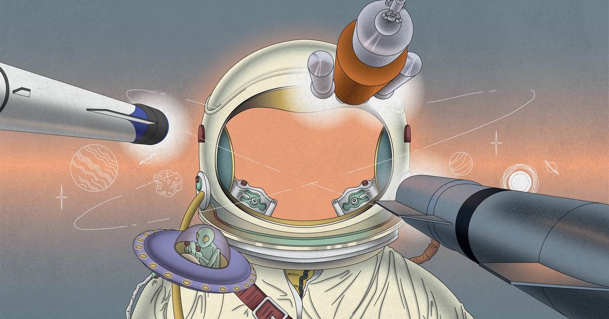 Cuoc dua chinh phuc vu tru,  Khong gian,  Tau vu tru anh 1