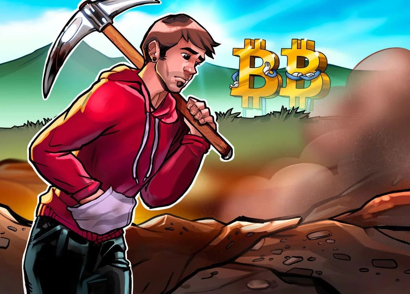 Tho dao sap 'xa' Bitcoin hinh anh