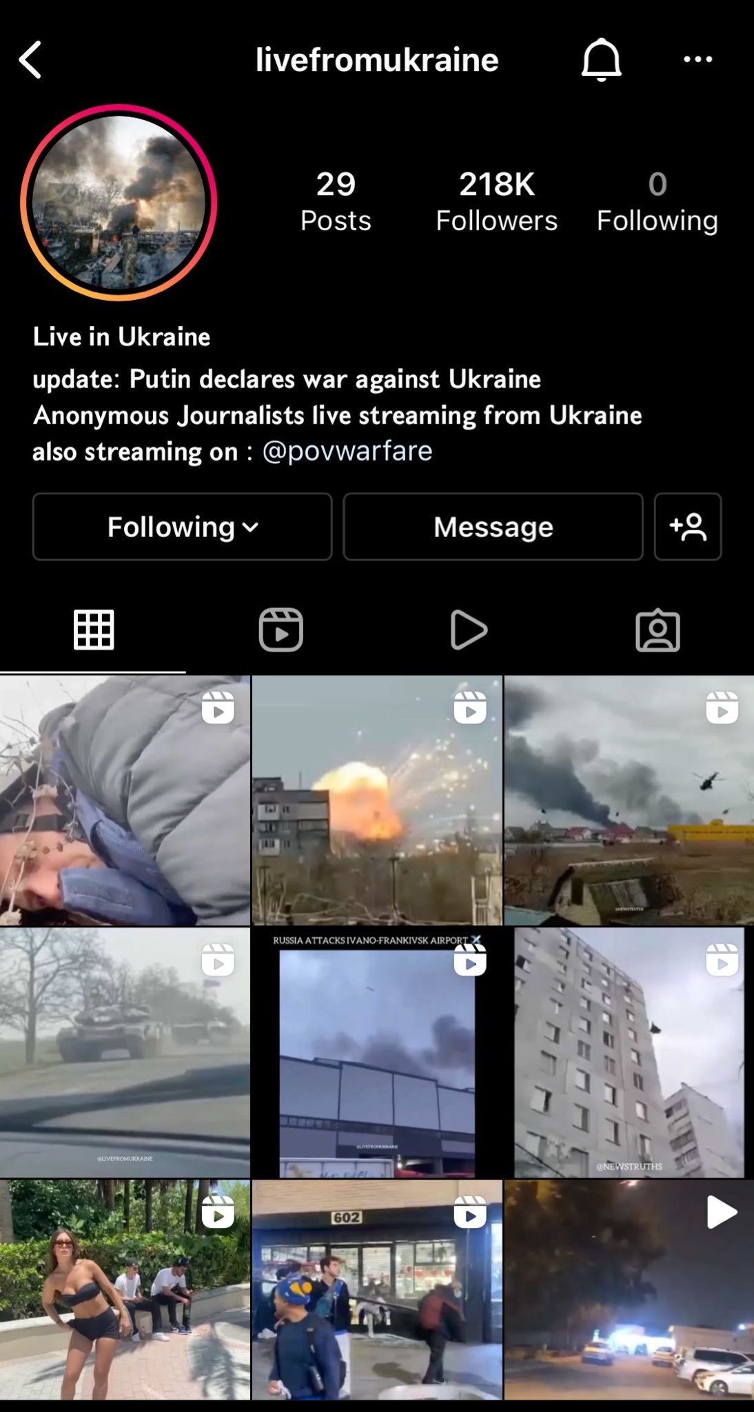 Tin tuc Ukraine tran lan tren Instagram,  Instagram,  Ukraine anh 3