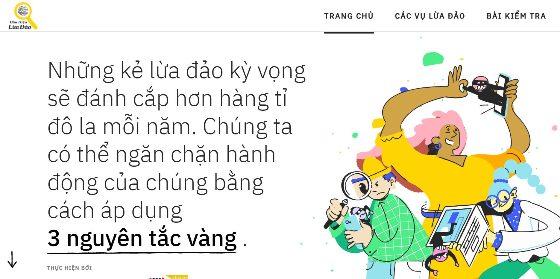 Website giup nguoi dung nhan biet ve lua dao truc tuyen anh 1