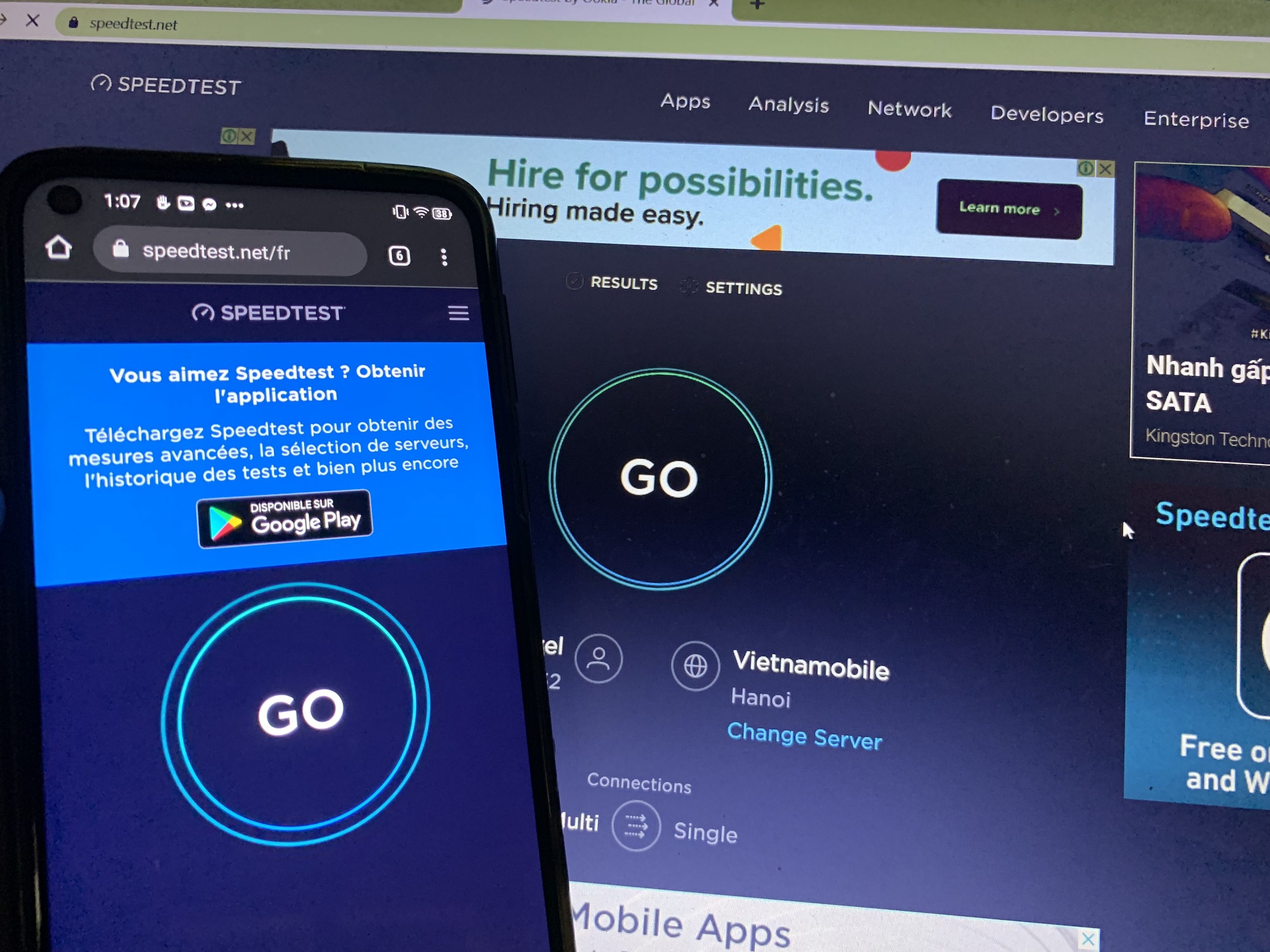 Viet Nam tiep tuc giam bac ve toc do Internet hinh anh