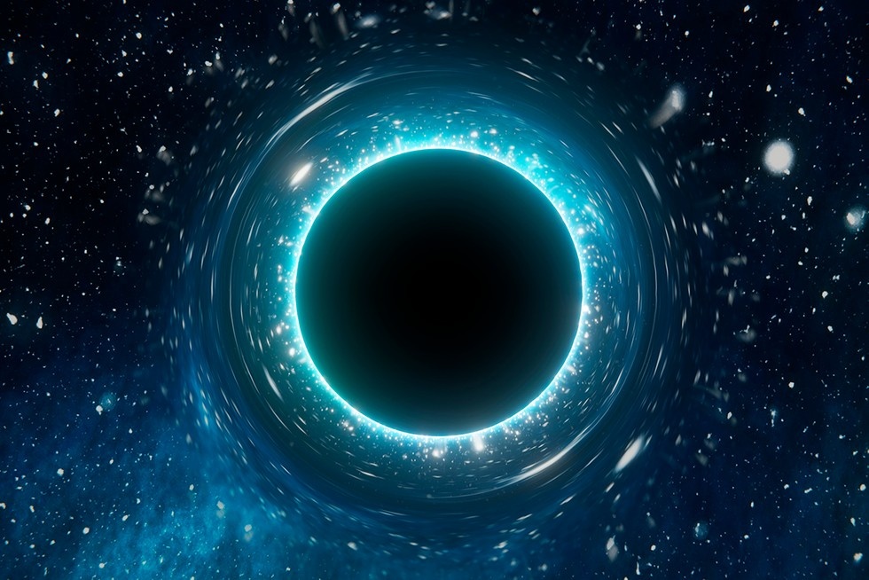 Phat hien ho den troi dat trong khong gian hinh anh