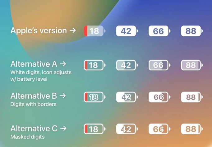 Thanh trang thai pin iPhone thieu truc quan anh 2