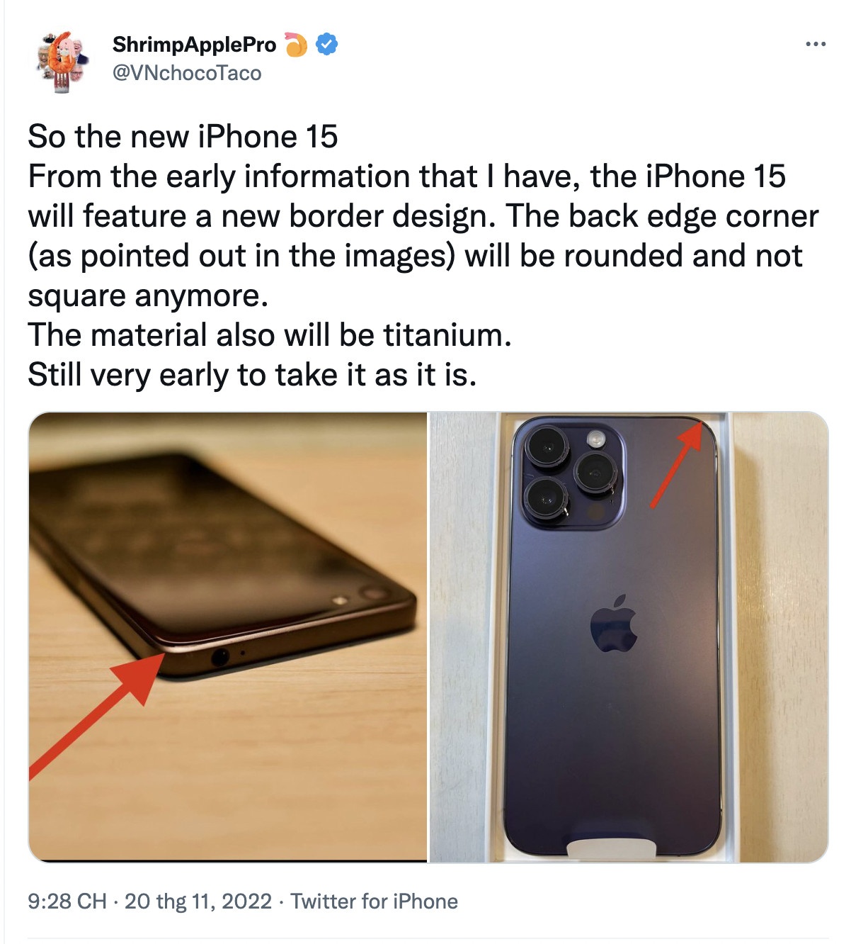 Nang cap tren iPhone 15 anh 1