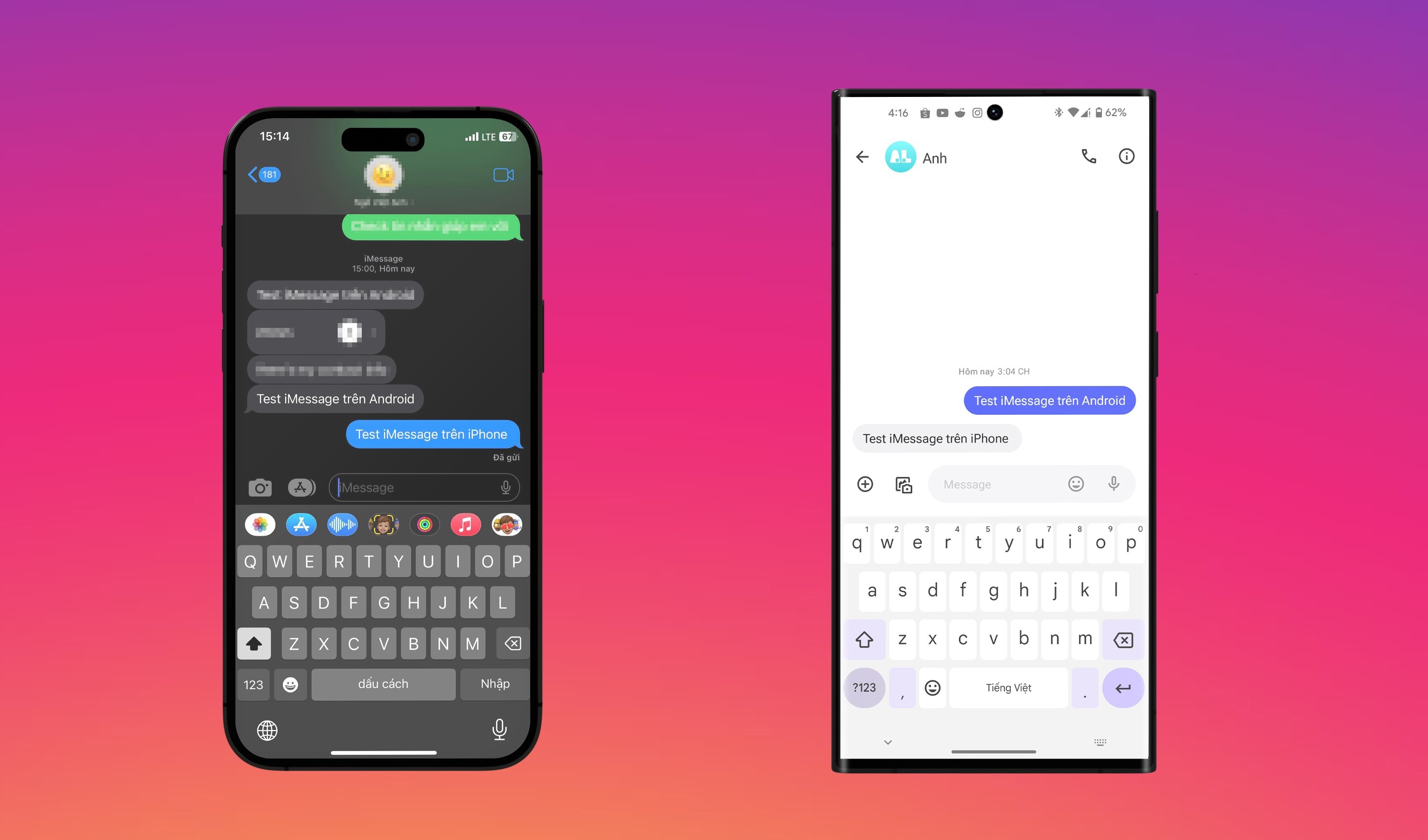 Nhan iMess tren Android anh 5