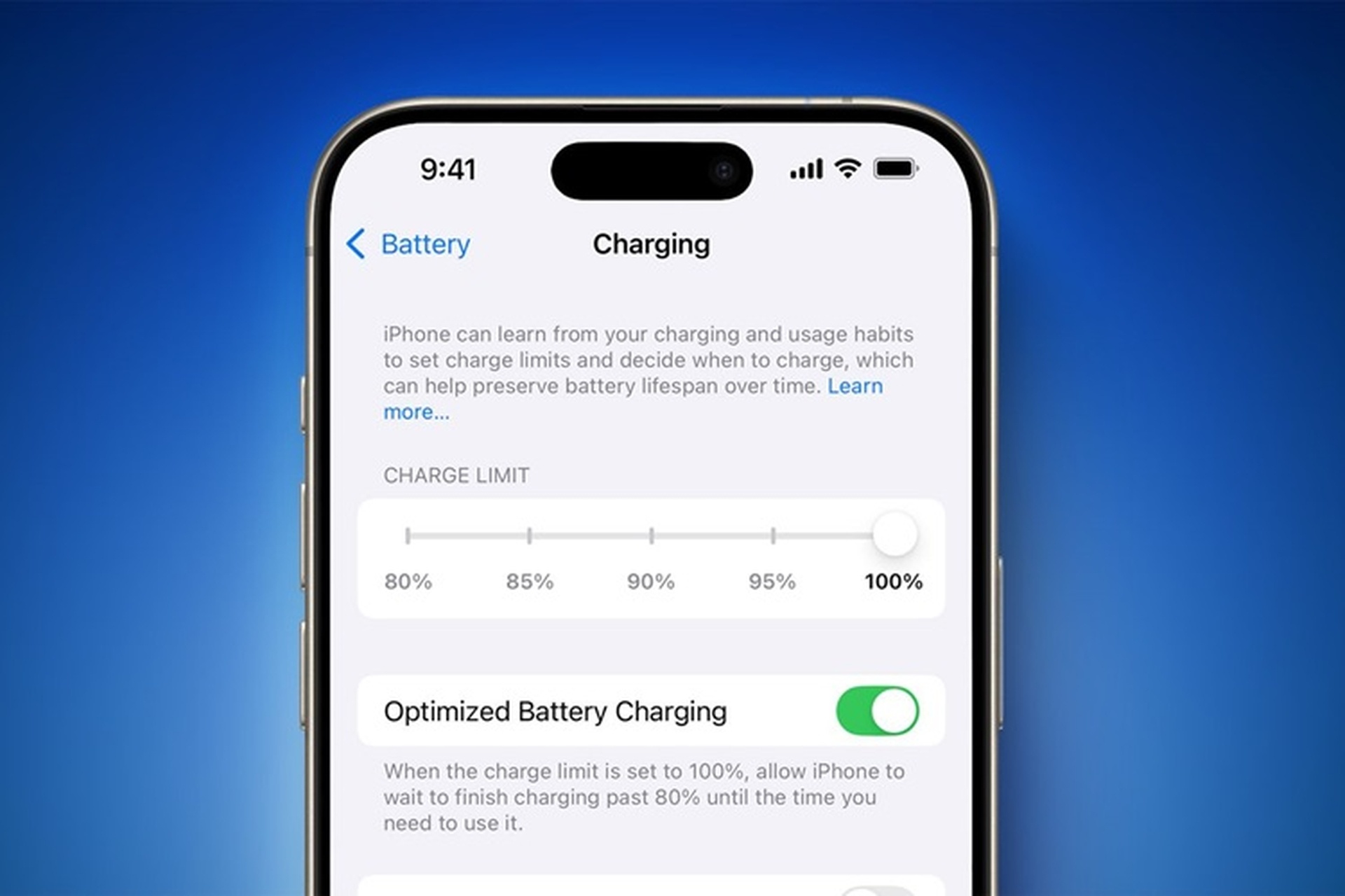 Bat nut nay tren iOS 18 de keo dai tuoi tho pin hinh anh