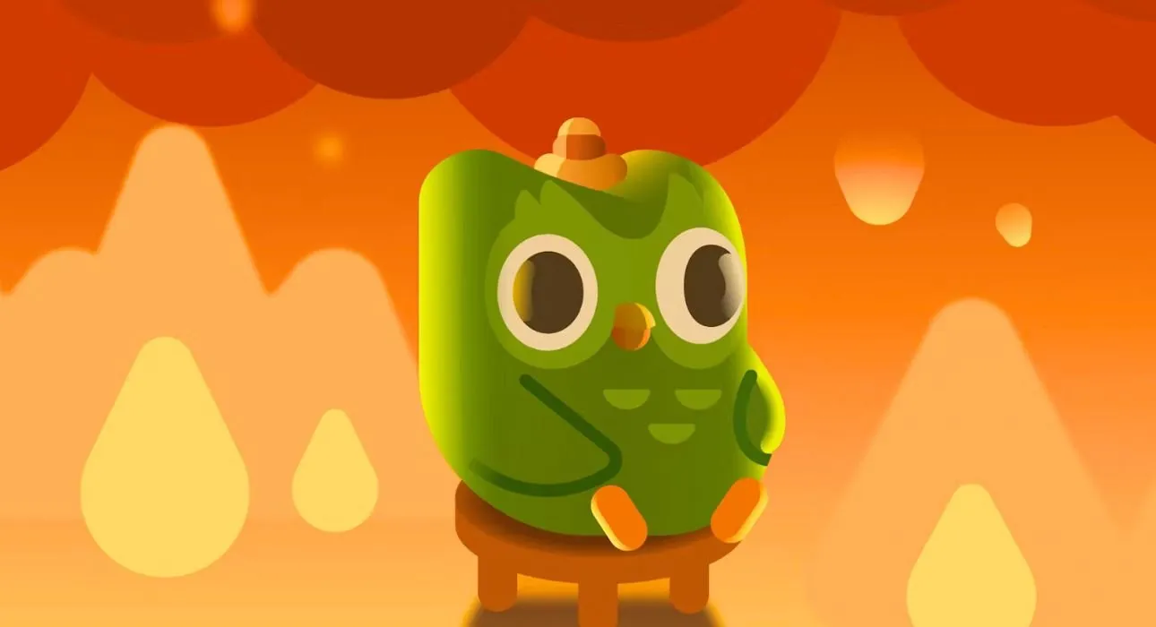 CEO 'cu xanh' Duolingo hoi han hinh anh