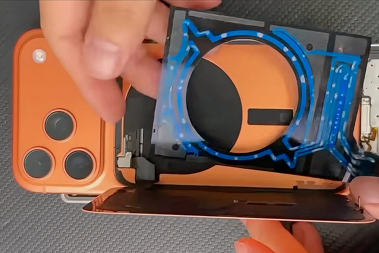 Do tan nhiet nuoc iPhone 17 Pro Max hinh anh