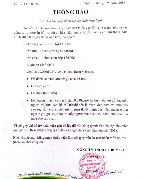 cho công nhân tiền mua bao cao su ảnh 1 cho cong nhan tien mua bao cao su anh 1