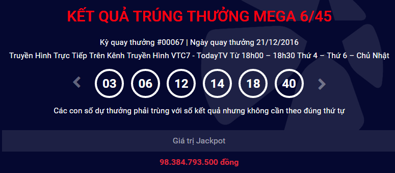 Giai doc dac Mega 6/45 len ky luc gan 100 ty dong hinh anh