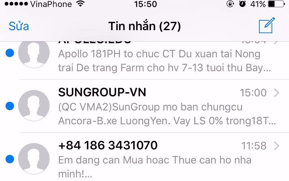 Tin nhan quang cao quay lai sau dot khoa 18 trieu SIM rac hinh anh