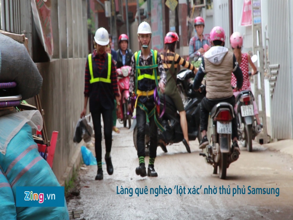 Nhung lang que ngheo doi doi nho thu phu cua Samsung hinh anh