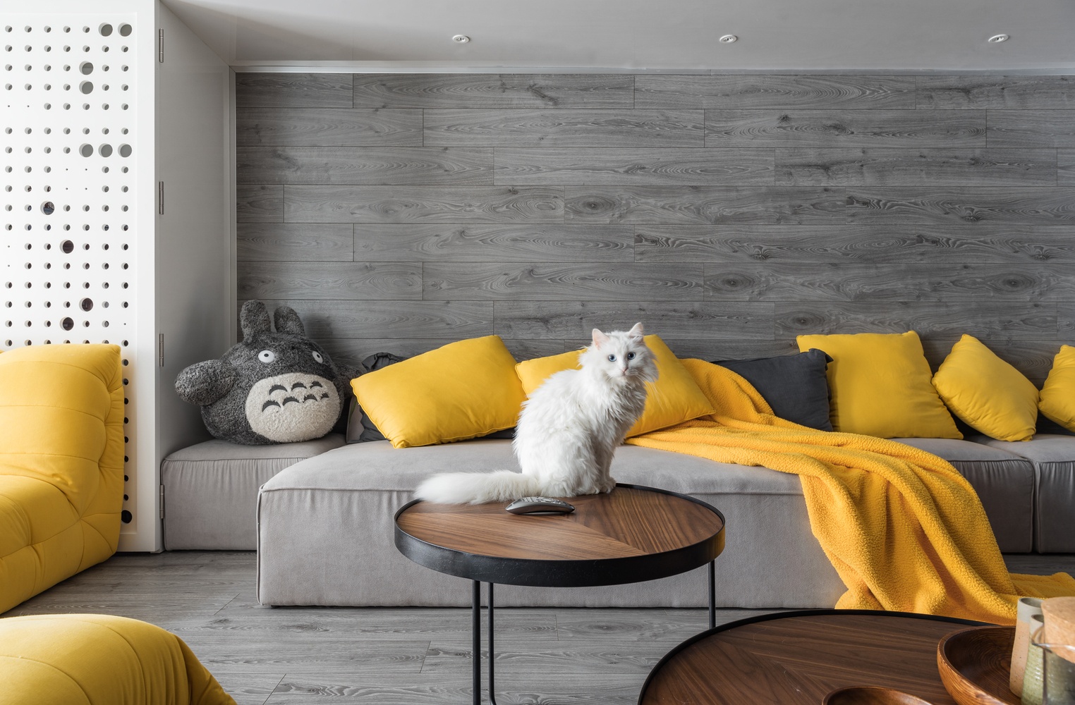 Can ho 110 m2 o Ha Noi lot xac nho thiet ke mo va go cong nghiep hinh anh