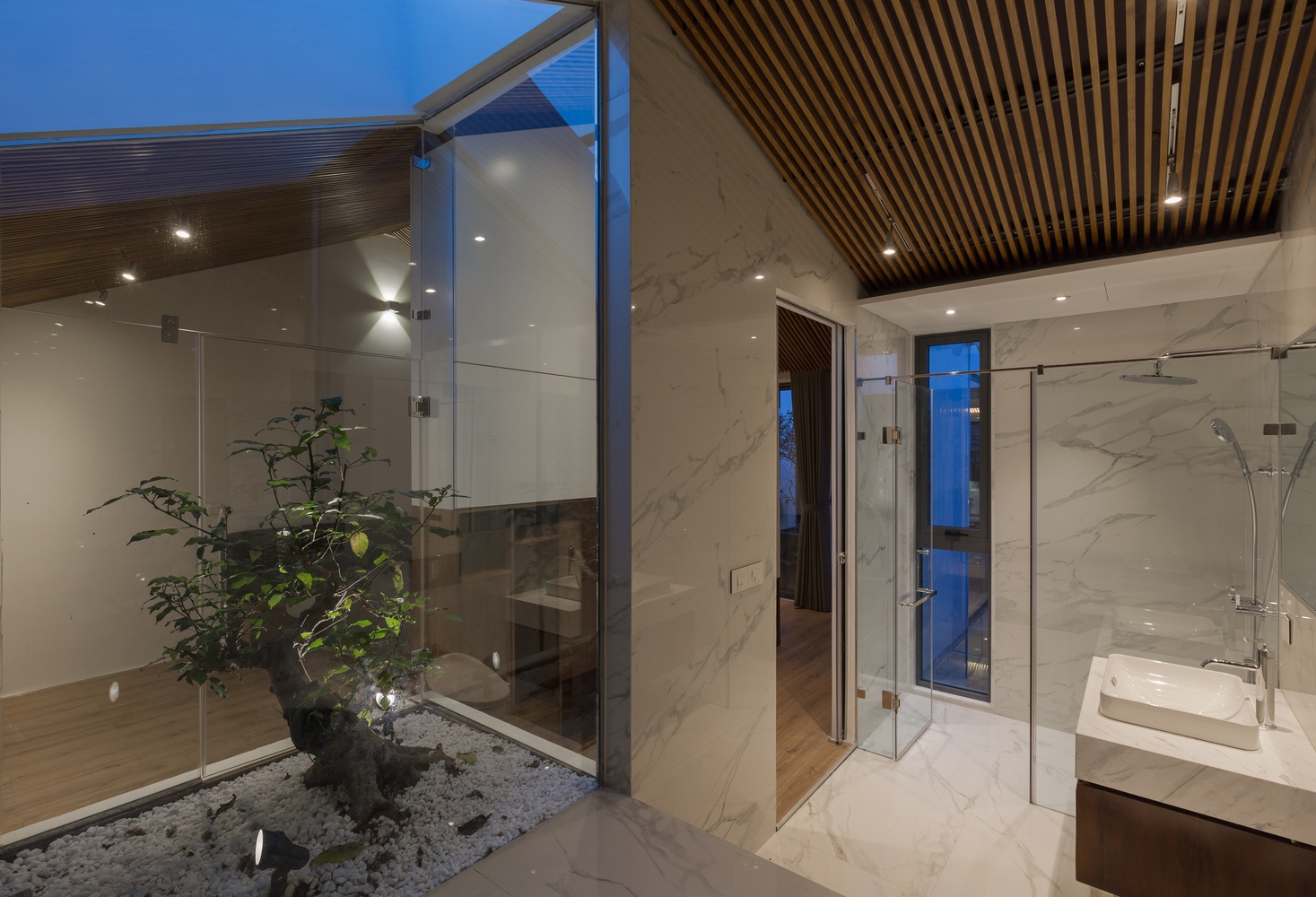 can ho dep cai tao tu gac mai nha pho co ha noi anh 10