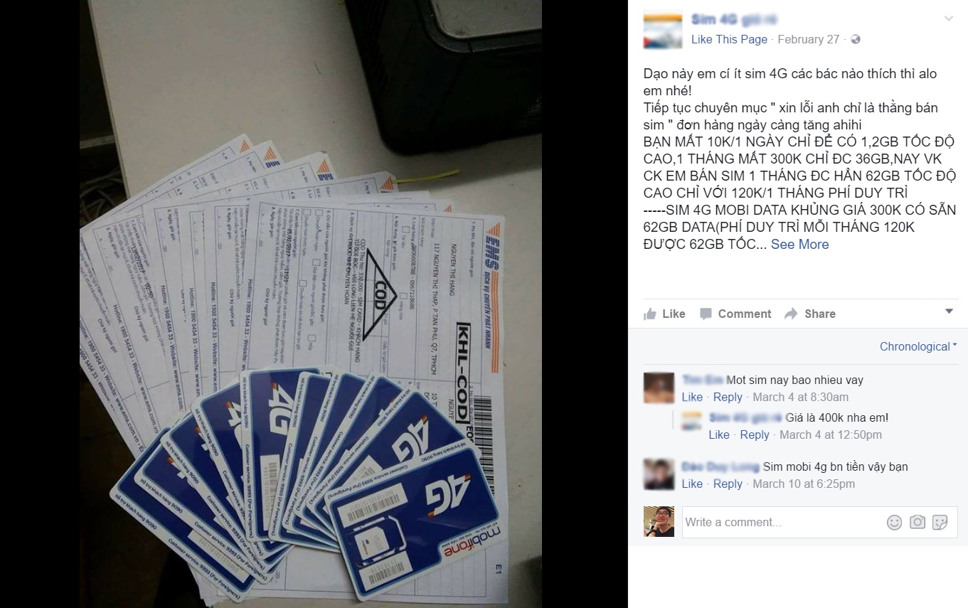 sim 4G đắt hàng trên mạng ảnh 2 sim 4G dat hang tren mang anh 2