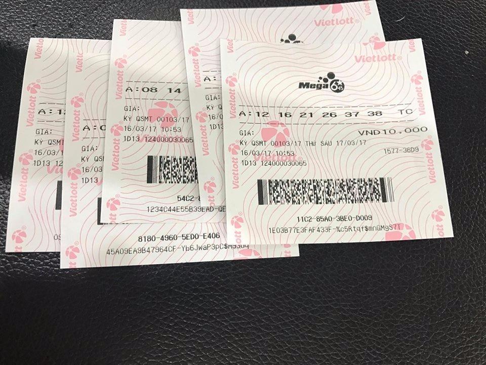 Cam ban dao ve Vietlott o nhieu noi hinh anh