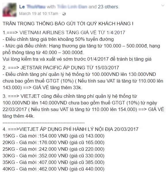 cac hang hang khong tang gia ve anh 1