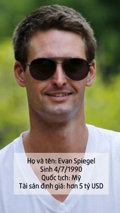 chan dung ceo snapchat evan Spiegel anh 1