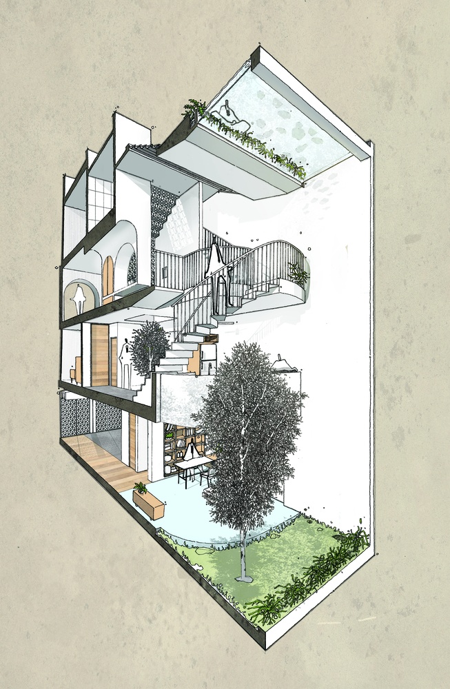 can nha ong cai tao voi san sau trong nha anh 20