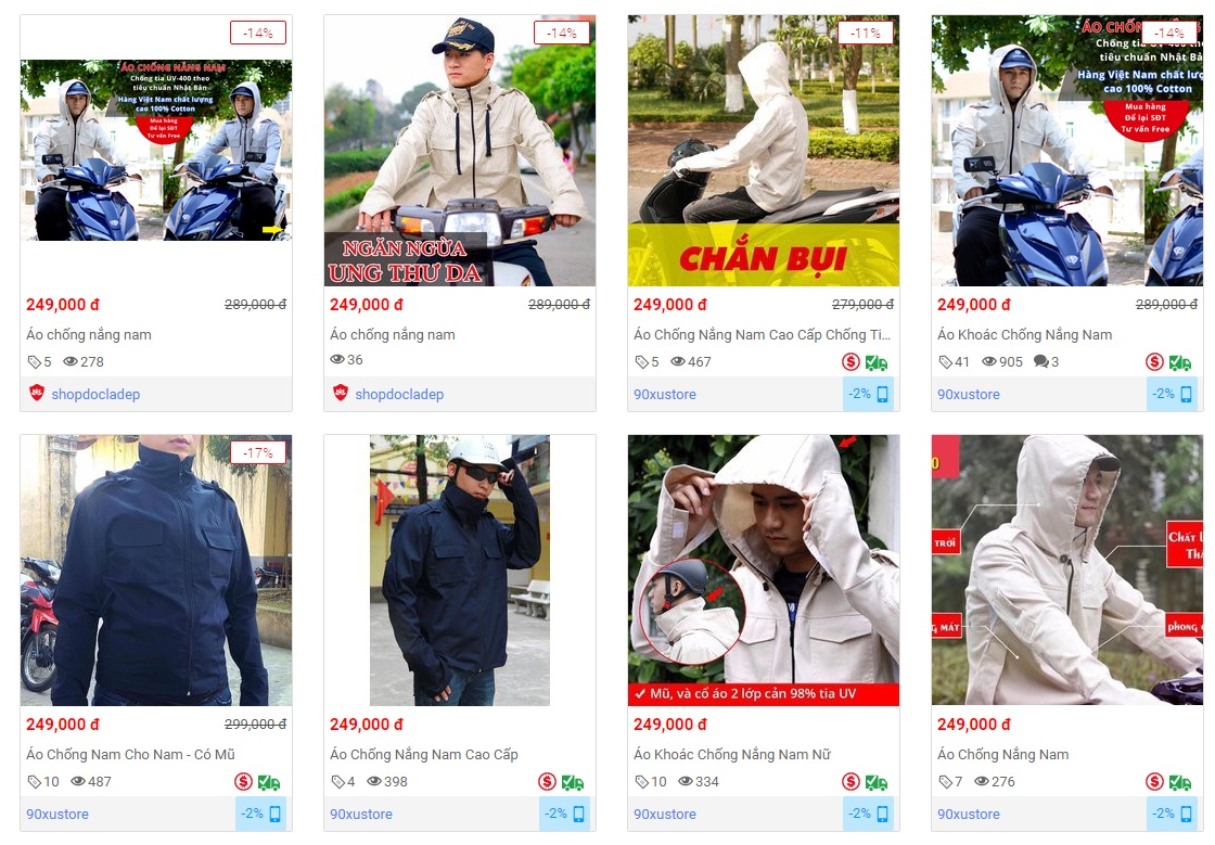 ao chong nang nam hut khach mua anh 1