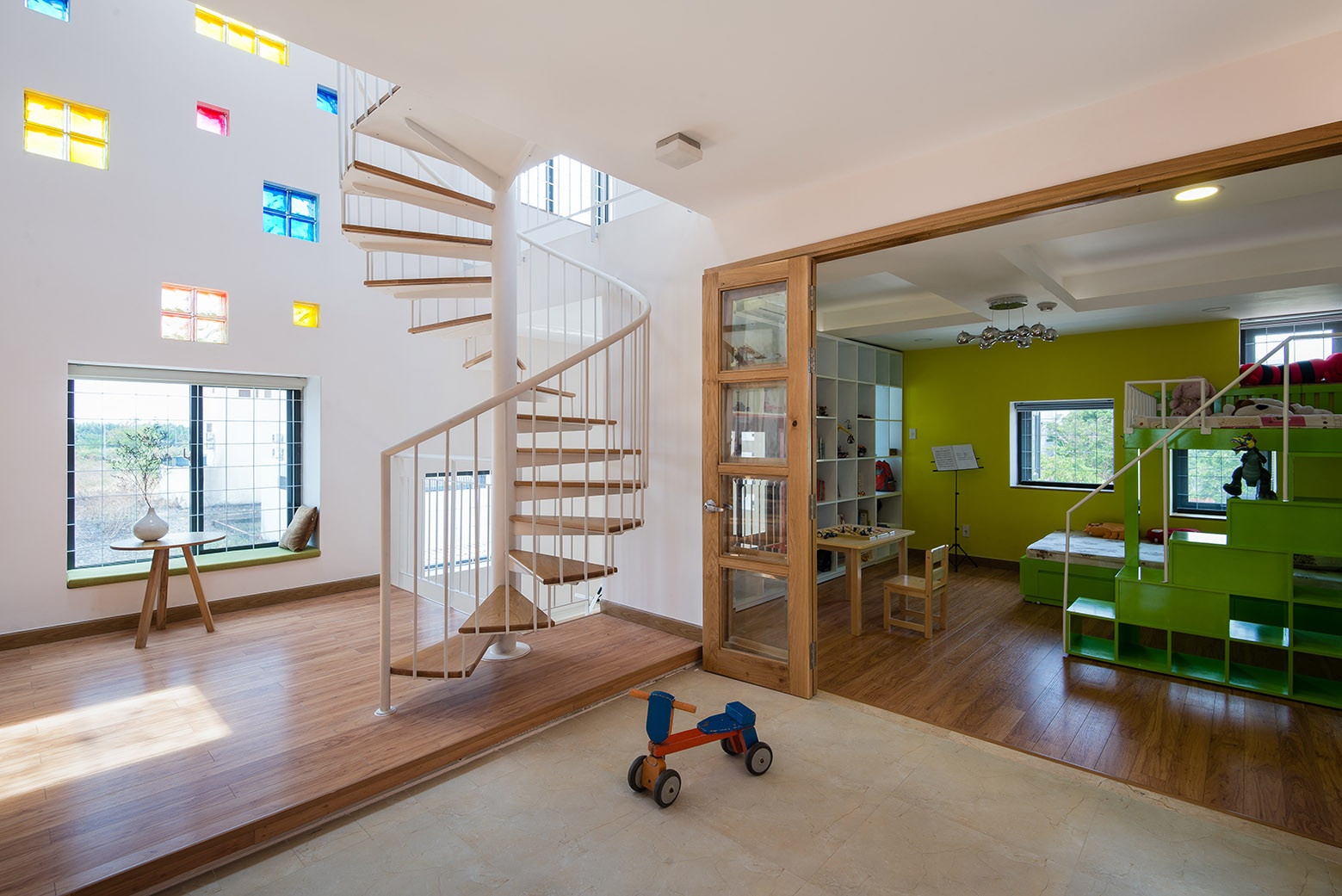 Căn nhà thiết kế dáng hình trái tim ở Sài Gòn ảnh 9 Can nha thiet ke dang hinh trai tim o Sai Gon anh 9