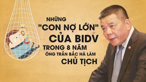 Nhung 'con no' lon cua BIDV duoi thoi ong Tran Bac Ha hinh anh