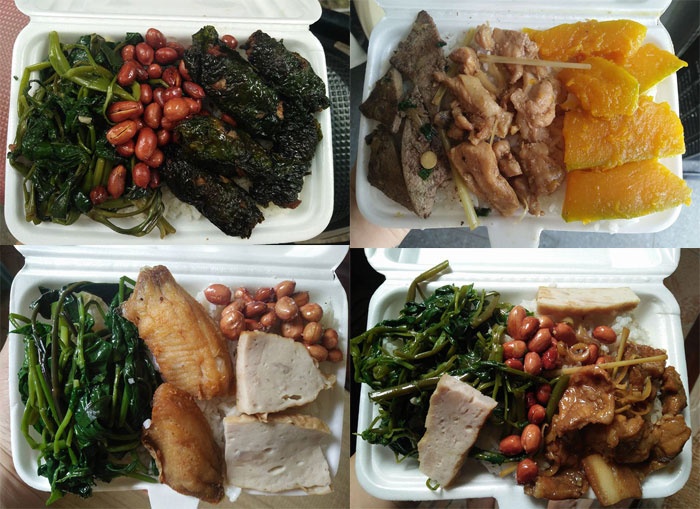 Cơm xe ôm 15.000 đồng một suất ảnh 2 Com xe om 15.000 dong mot suat anh 2