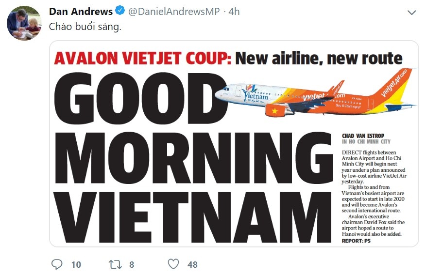 vietjet air bay thang melbourne anh 1