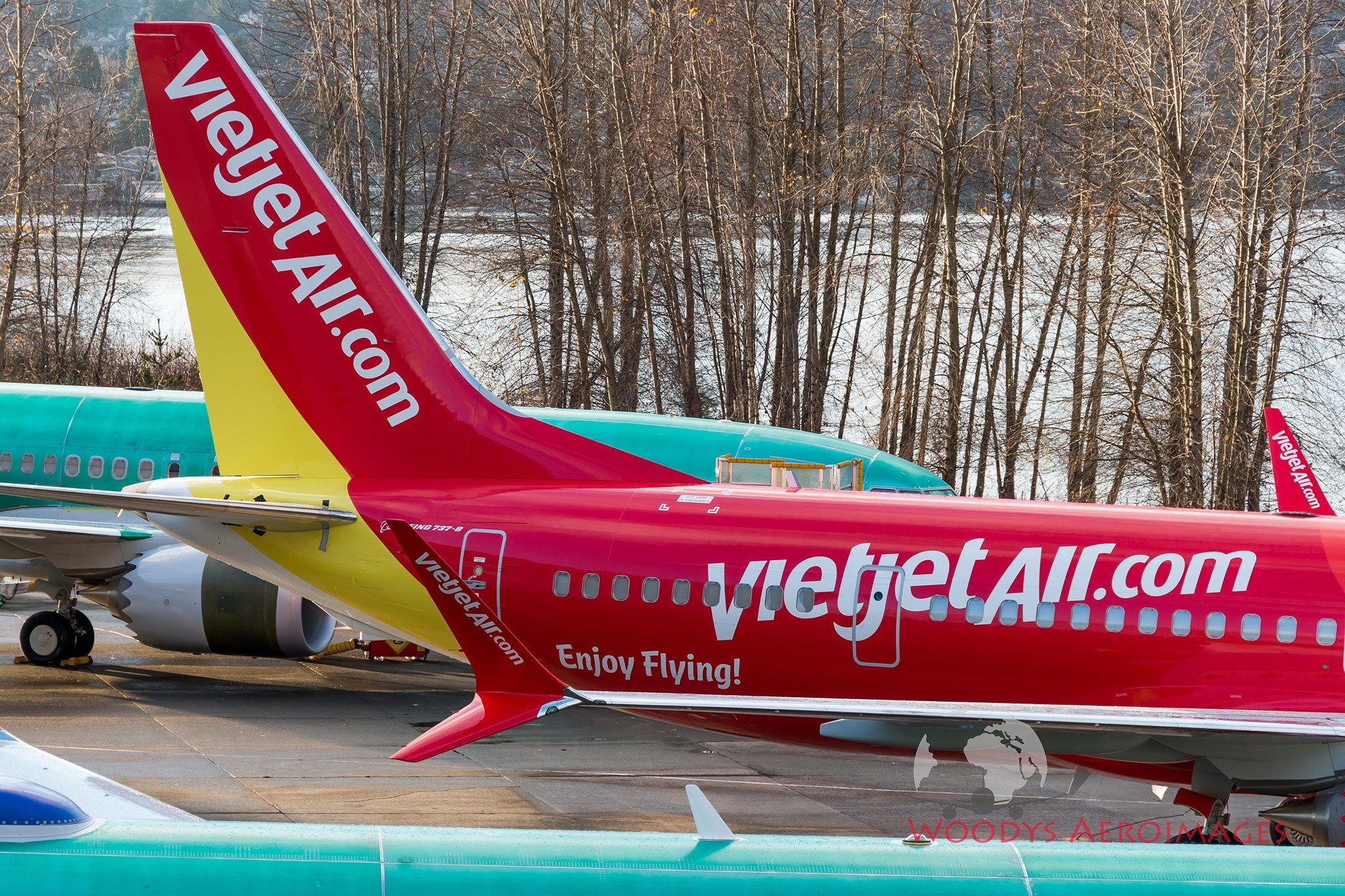 Hinh anh dau tien ve Boeing 737 MAX 8 cua Vietjet Air hinh anh