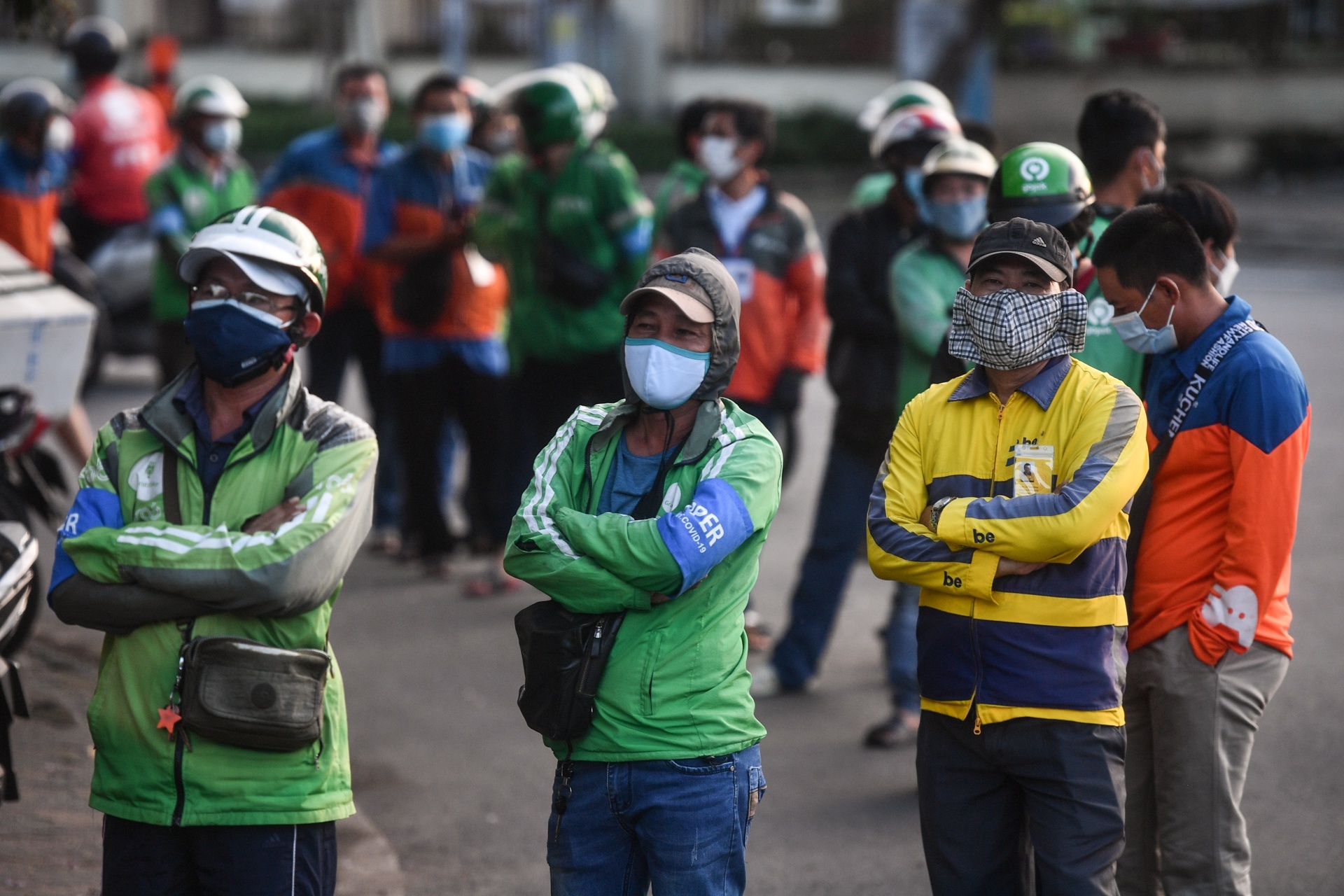 Xet nghiem shipper qua tai, So Cong Thuong TP.HCM hop gap voi ung dung hinh anh