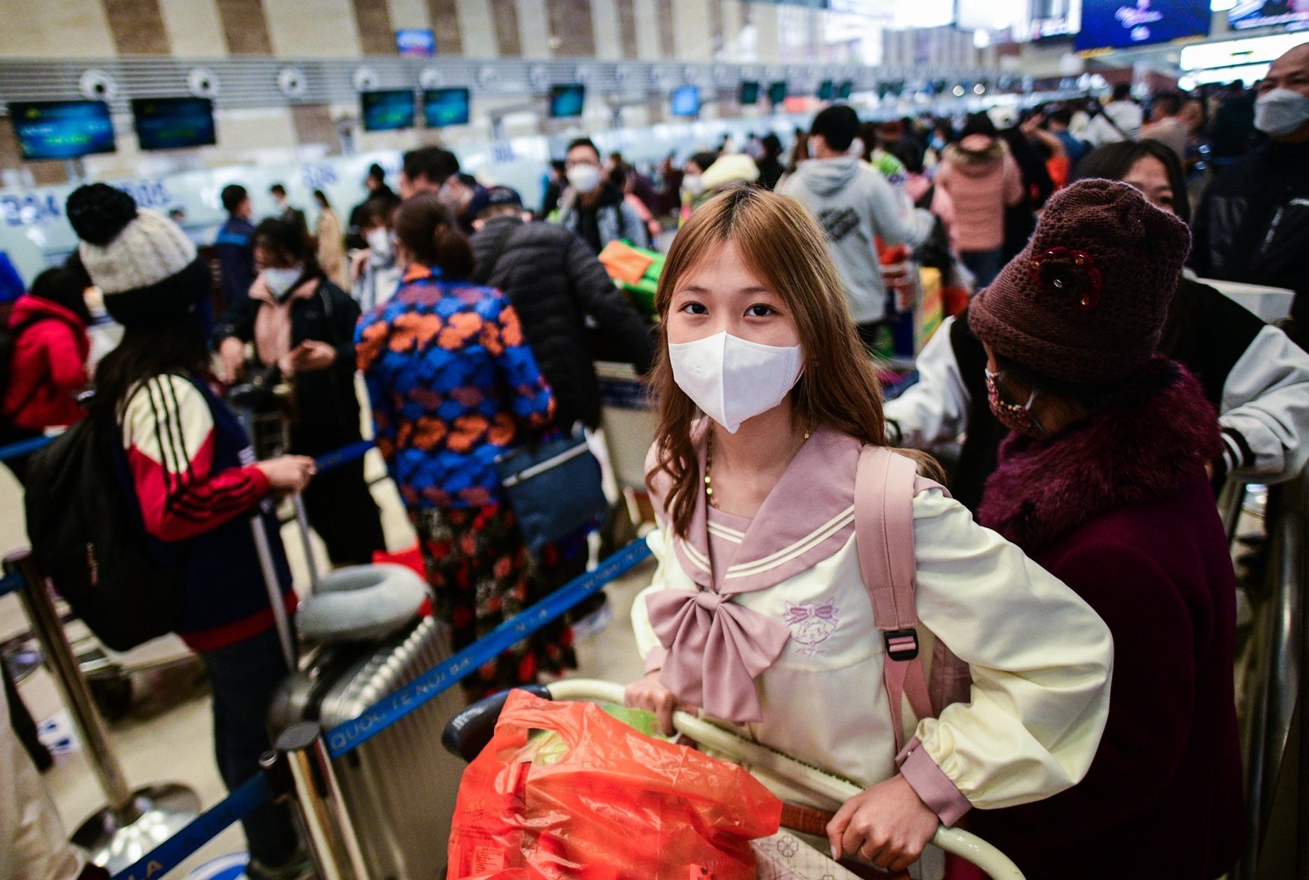 San bay Noi Bai don luong khach cao nhat sau 2 nam hinh anh