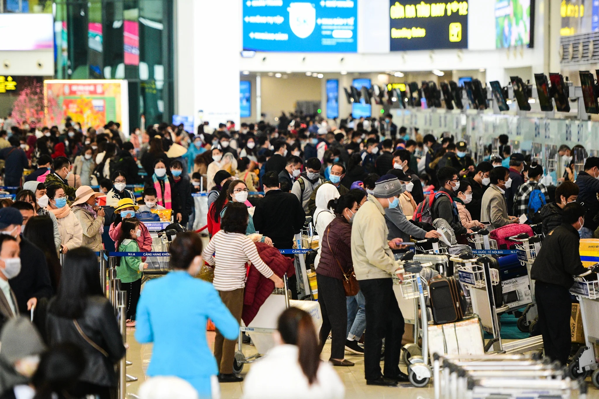 luong khach san bay noi bai tet 2022 anh 1