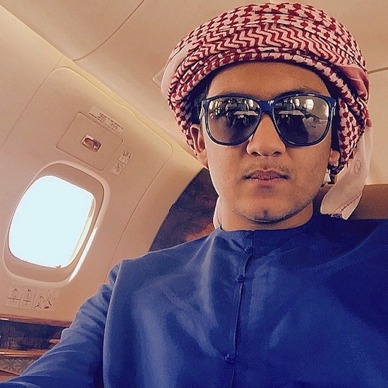 Abbas Hussain Sajwani, con trai của Hussain, được đánh giá là người sẽ kế nghiệp cha trong tương lai. Abbas rất nổi tiếng trên các mạng xã hội toàn cầu khi thường xuyên chia sẻ những hình ảnh về cuộc sống xa hoa của mình. Ảnh: Instagram.