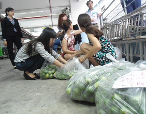 Doanh nghiep gom hon 4 tan chanh e phat khong cho dan hinh anh