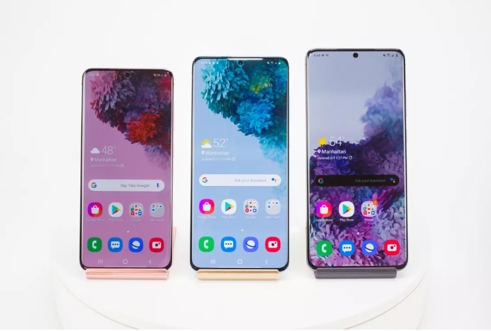 Samsung,  Galaxy S20,  Galaxy S20+,  Galaxy S20 Ultra,  Google Pixel,  Pixel 3a,  Pixel 4a,  Pixel 3,  iPhone anh 1