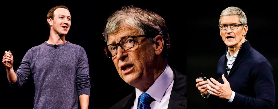 ty phu cong nghe,  Mark Zuckerberg,  Bill Gates,  Tim Cook,  CEO Facebook,  Covid-19,  khung hoang My anh 1