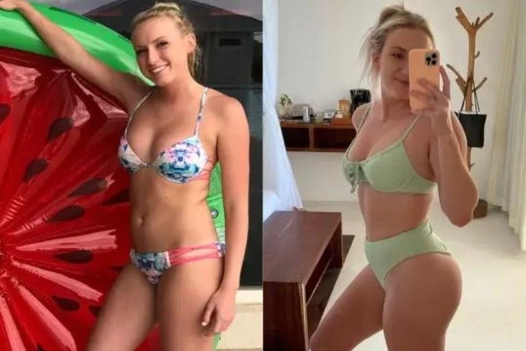 Nhung co gai giam can bang cach an nhieu hon hinh anh