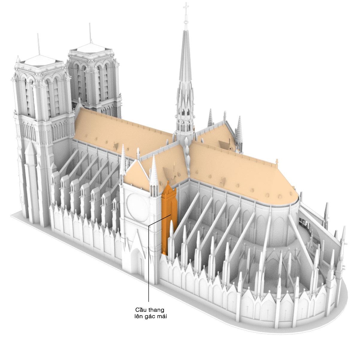 30 phút lãng phí khiến Nhà thờ Đức Bà tổn hại ảnh 2 30 phut lang phi khien Nha tho Duc Ba ton hai anh 2