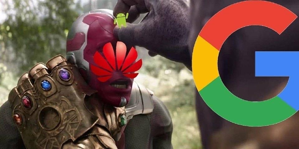 Thanos Google go vien da Android ra khoi Huawei hinh anh