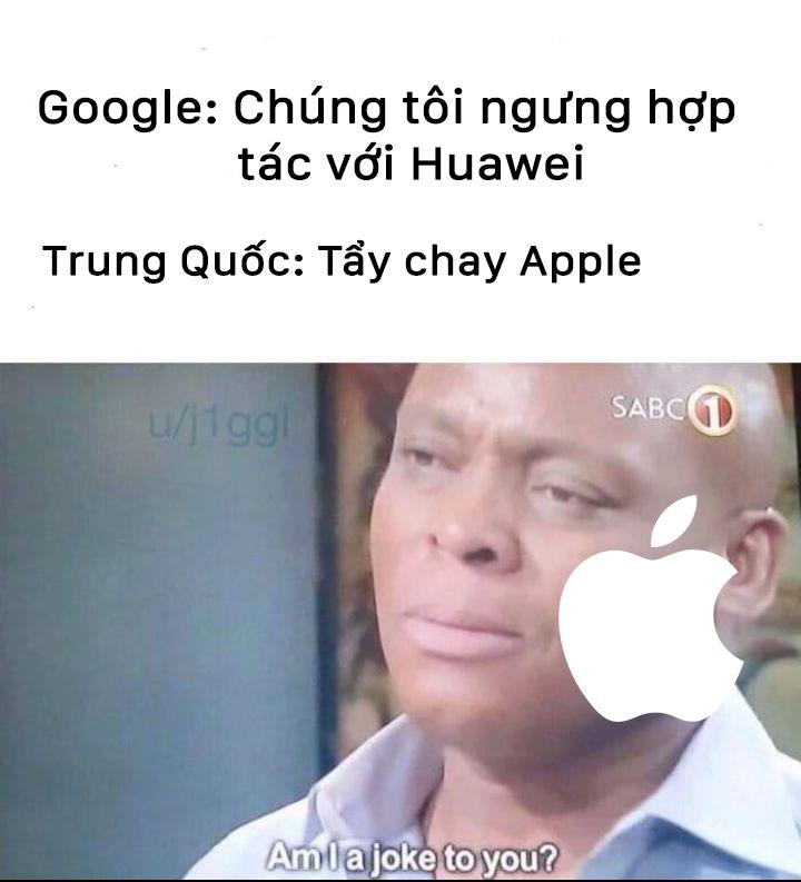 anh che Google cam Huawei,  meme Huawei anh 10