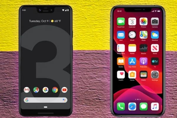 iOS 13 doi dau Android Q - Google that thu truoc Apple hinh anh