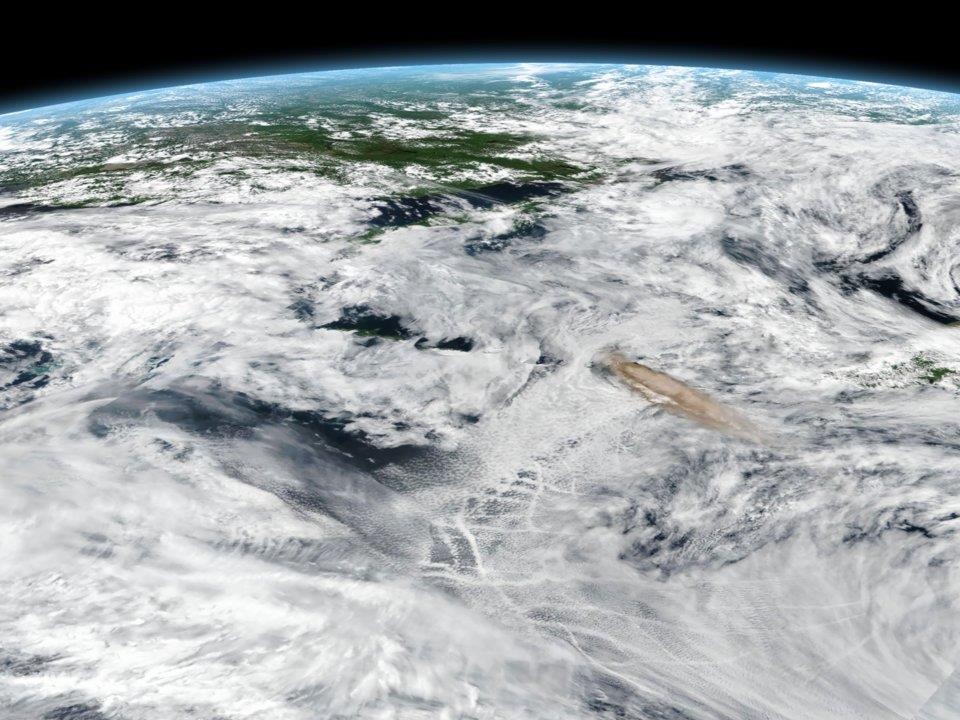 Ve tinh NASA chup nui lua anh 6